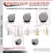 Service Caster 3 Inch MRI Safe Caster, 7/16 Inch Grip Ring Stem SCC-GR02S75-TPR-GRY-716138-MRI - alternate 2